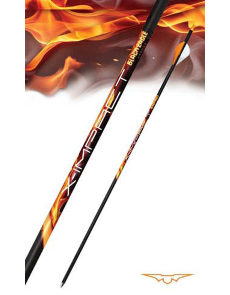 BLACK EAGLE BLACK EAGLE X-IMPACT FLETCHED ARROWS .001” SINGLES