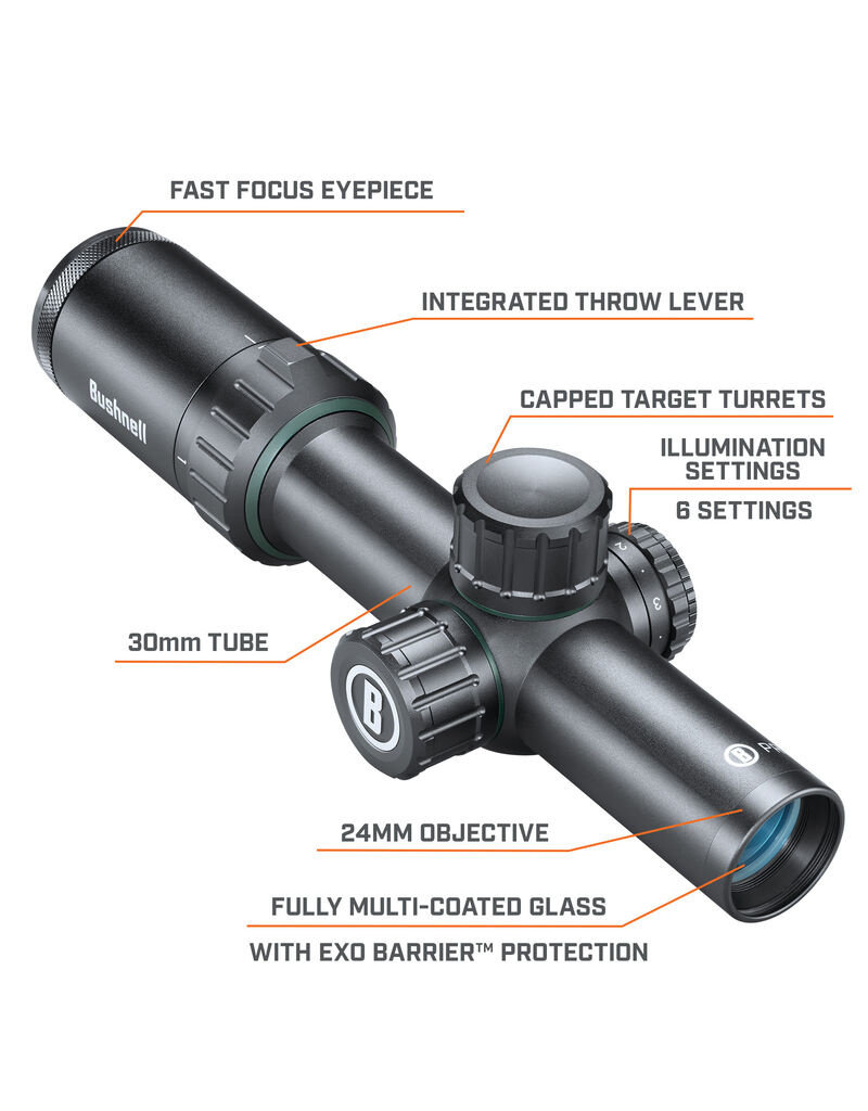 BUSHNELL BUSHNELL PRIME 1-4X 24MM