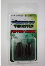 THE PERFECT JIG THE PERFECT TUNGSTEN FLIPPIN WEIGHT MATTE BLACK