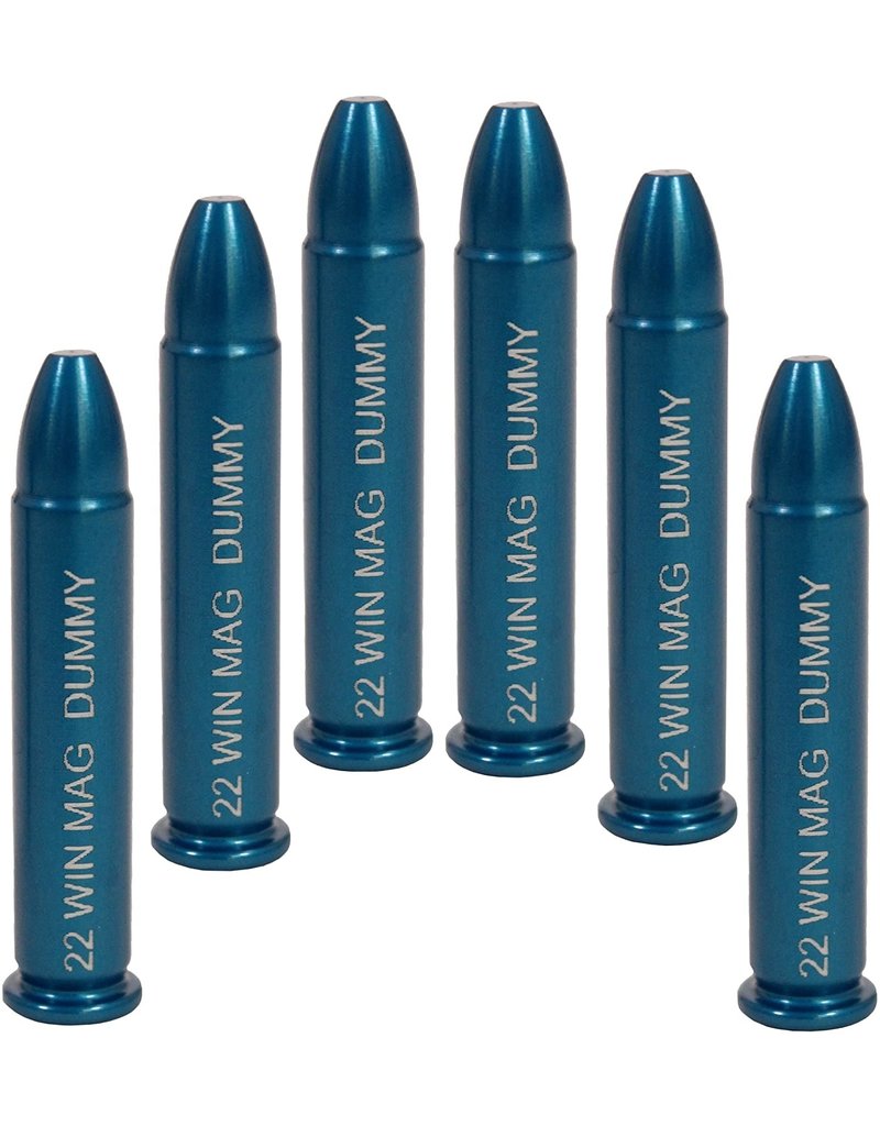 A-ZOOM A-ZOOM ACTION PROVING RIMFIRE DUMMY ROUNDS 22 WIN MAG 6PK