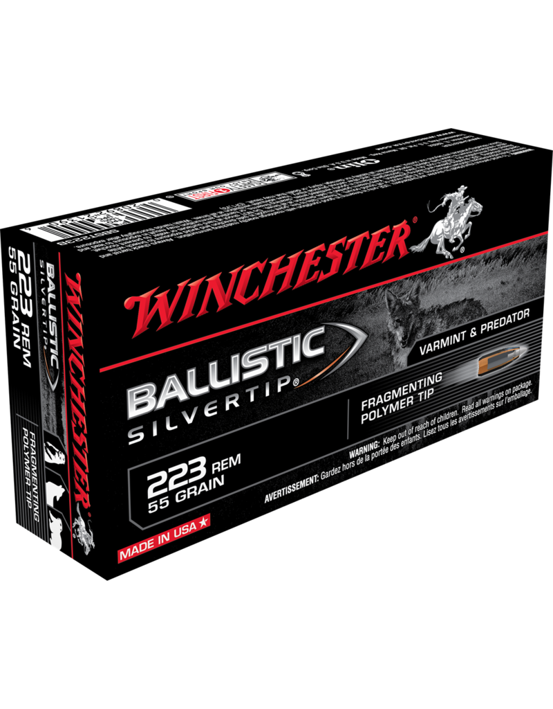 WINCHESTER WINCHESTER BALLISTIC SILVERTIP 223 REM 55 GR 20 RDS