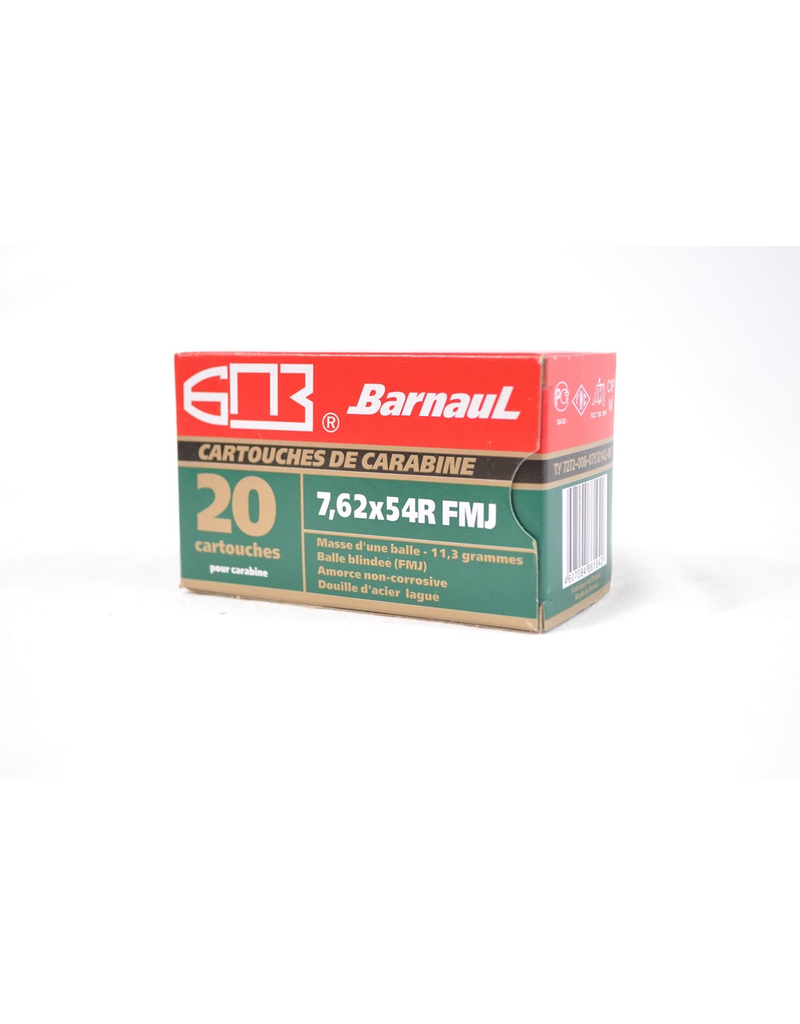 BARNAUL BARNAUL 7.62x54R 185GR OR 174GR FMJ 20 RDS