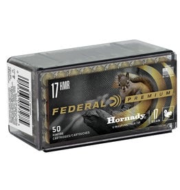 FEDERAL FEDERAL 17 HMR 17GR HORNADY V-MAX 50 RDS