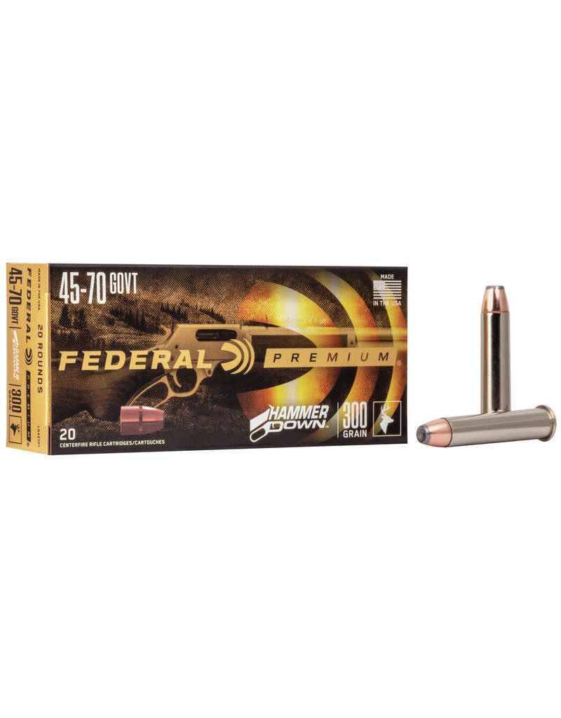 FEDERAL PREMIUM FEDERAL HAMMER DOWN 45-70 GOVT 300 GR 20 RDS