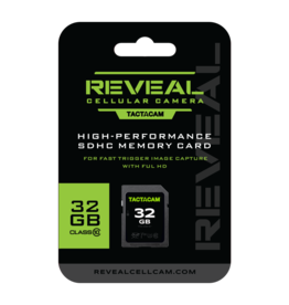 TACTACAM TACTACAM REVEAL CELLULAR CAMERA HIGH-PERFORMANCE SDHC MEMORY CARD