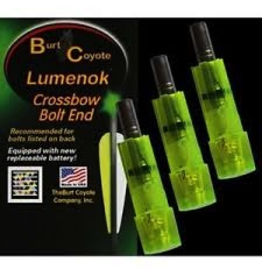 BURT COYOTE BURT COYOTE LUMENOK GOLD TIP CARBON BOLT FLAT GREEN 3PK