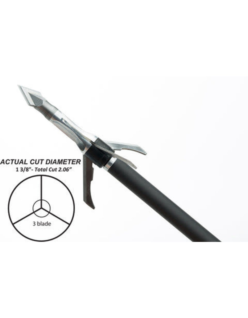 GRIM REAPER GRIM REAPER BROADHEADS RAZORCUT SS SPECIAL 125GR 3 BLADE 1 3/8”