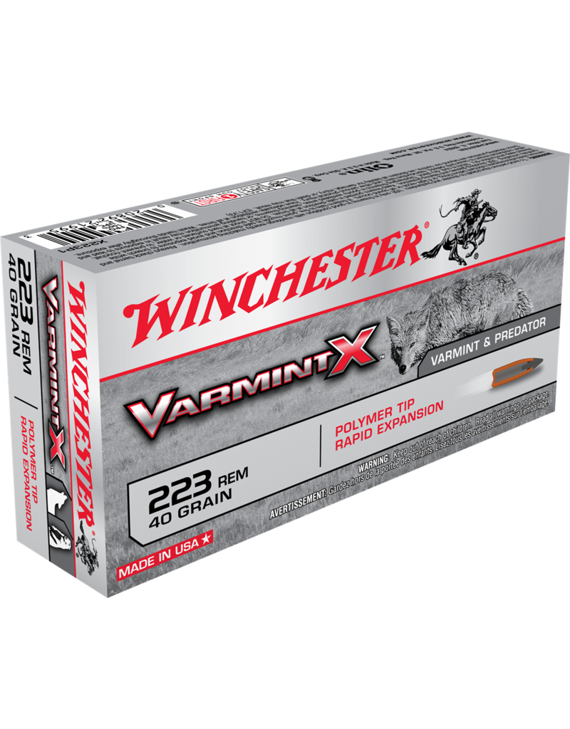 WINCHESTER WINCHESTER VARMINT X 223 REM 40 GR 20 RDS