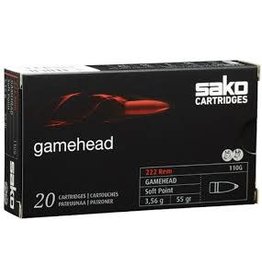 SAKO SAKO GAMEHEAD 222 REM 55GR GAMEHEAD 20 RDS