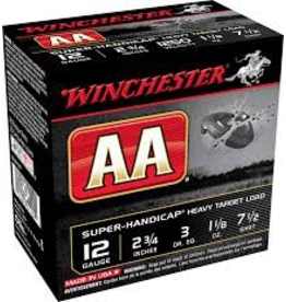 WINCHESTER WINCHESTER AA SUPER-HANDICAP 12 GA 2 3/4" #7.5 25 RDS