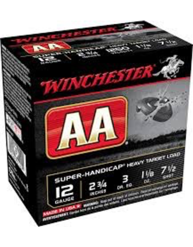 WINCHESTER WINCHESTER AA SUPER-HANDICAP 12 GA 2 3/4" #7.5 25 RDS