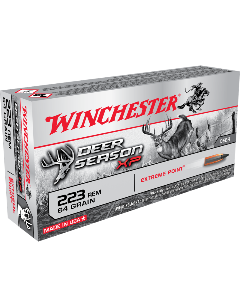 WINCHESTER WINCHESTER 223 REM 64GR EXTREME POINT 20 RDS