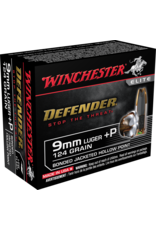 WINCHESTER WINCHESTER DEFENDER 9MM LUGER + P 124 GR 20 RDS
