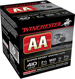 WINCHESTER WINCHESTER AA SUPER SPORT SPORTING CLAYS 410 GA 2.5" #7.5 SHOT 25 RDS