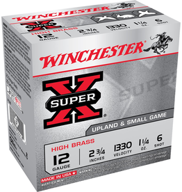 WINCHESTER WINCHESTER SUPER X 12GA 2 3/4 1 1/4OZ #6 SHOT 25 RDS