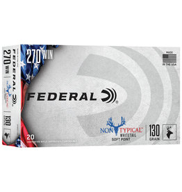 FEDERAL FEDERAL 270 WIN NON-TYPICAL SOFT POINT 130 GR 20 RDS