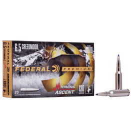 FEDERAL PREMIUM FEDERAL PREMIUM 6.5 CREEDMOOR TERMINAL ASCENT 130 GR 20 RDS