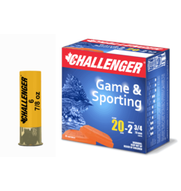 CHALLENGER CHALLENGER GAME & SPORTING MAGNUM LEAD 1 OZ 20 GA 2.3/4" 25 RDS