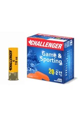 CHALLENGER CHALLENGER GAME & SPORTING HIGH VELOCITY 20 GA 2 3/4 LEAD 25 RDS