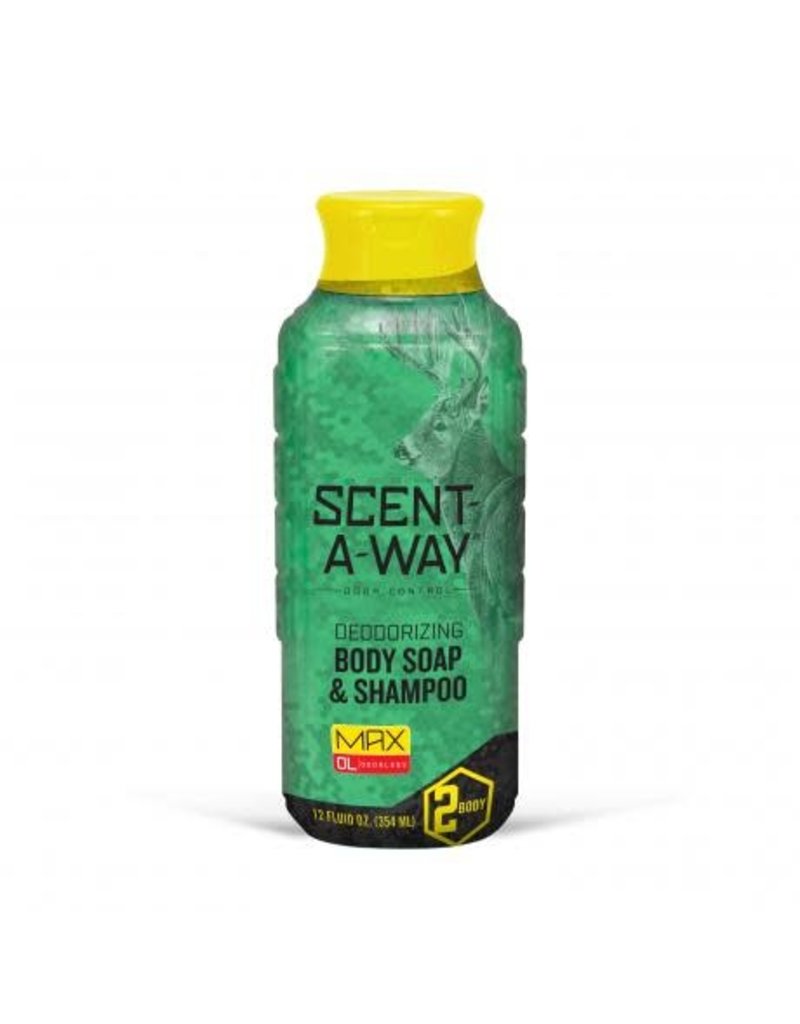 HUNTERS SPECIALTIES HS S-A-W DEODORIZING BODY SOAP & SHAMPOO MAX ODORLESS
