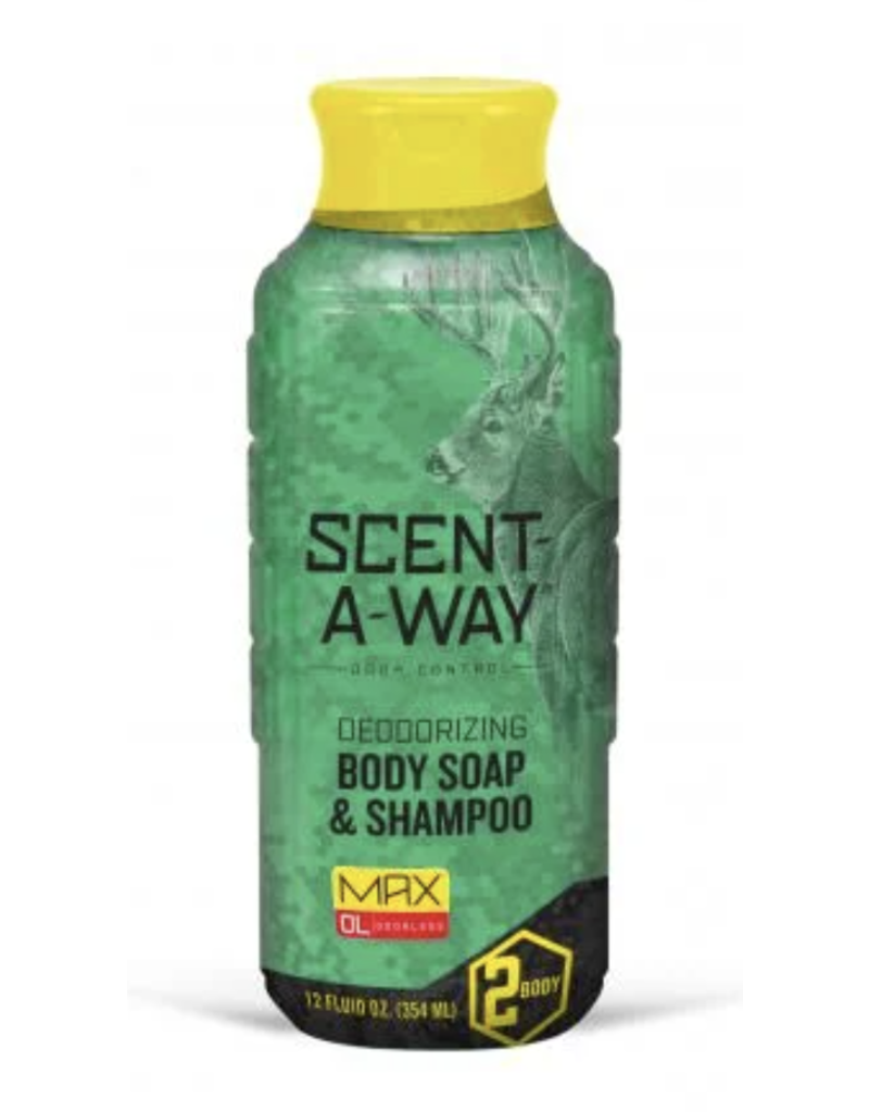 HUNTERS SPECIALTIES HS S-A-W DEODORIZING BODY SOAP & SHAMPOO MAX ODORLESS