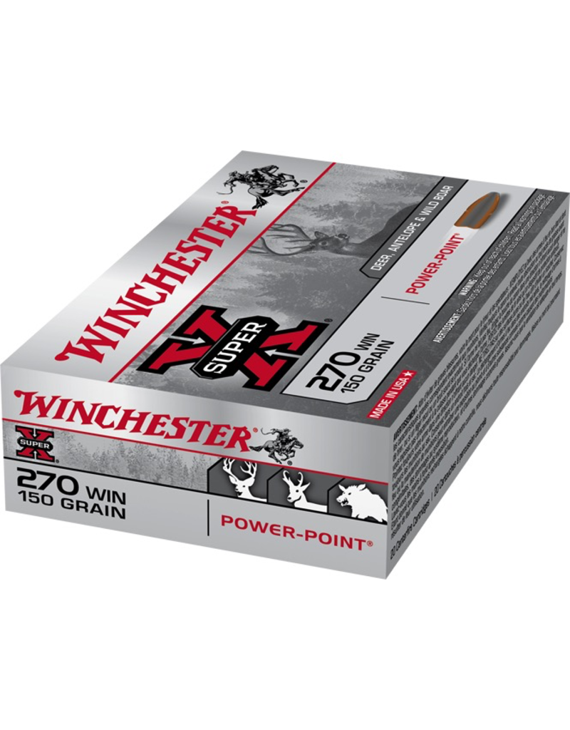 WINCHESTER WINCHESTER 270 WIN 150GR POWER POINT 20 RDS