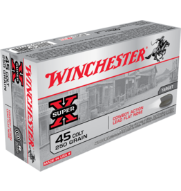 WINCHESTER WINCHESTER SUPER X 45 COLT 250 GR COWBOY ACTION LEAD FLAT NOSE 50 RDS