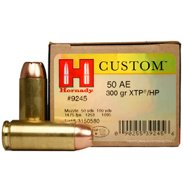 HORNADY HORNADY CUSTOM  50 AE 300 GR XTP 20 RDS