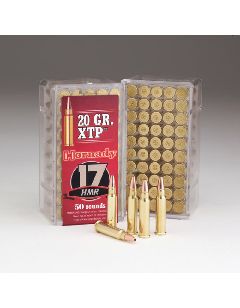 HORNADY HORNADY 17 HMR 20 GR XTP AMMO 50 RDS