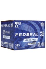FEDERAL PREMIUM FEDERAL 22 LR 36 GR HV CHAMPION COPPER PLATED HOLLOW POINT 325 RDS