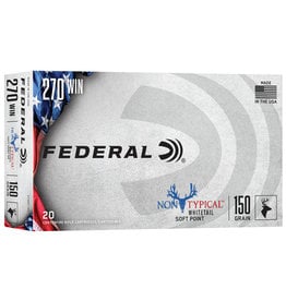 FEDERAL FEDERAL 270 WIN NON-TYPICAL SOFT POINT 150 GR 20 RDS