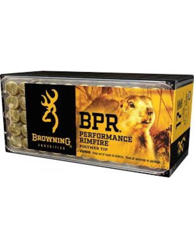 BROWNING BROWNING PERFORMANCE RIMFIRE  22  WMR JHP 40 GRN 50 RDS