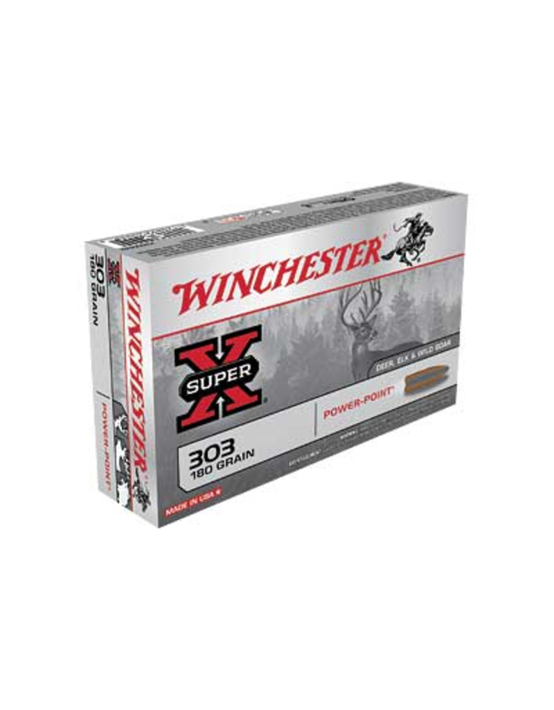 WINCHESTER WINCHESTER SUPER-X PP 303 BRITISH 180GR 20 RDS