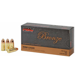 PMC PMC BRONZE 9MM LUGER 124 GR FMJ 50 RDS