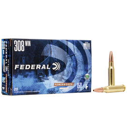 FEDERAL FEDERAL PREMIUM 308 WIN POWER SHOK COPPER BULLET 150 GR LEAD FREE 20 RDS