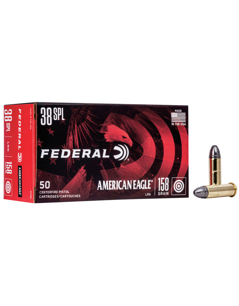 FEDERAL FEDERAL AMMUNITION 38 SPECIAL 158GR LEAD ROUND NOSE