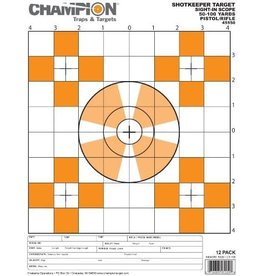 CHAMPION SHOTKEEPER TARGET SIGHT-IN SCOPE 50-100 YDS 12 PK