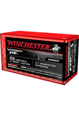 WINCHESTER WINCHESTER VARMINT HE 22 LR 37 GR 3/ 1 SEGMENTING EXPANSION 50 RDS