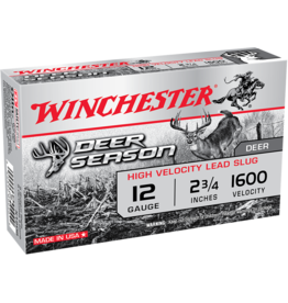 WINCHESTER WINCHESTER DEER SEASON 12 GA LEAD SLUG 12 GA 2 3/4 5 RDS