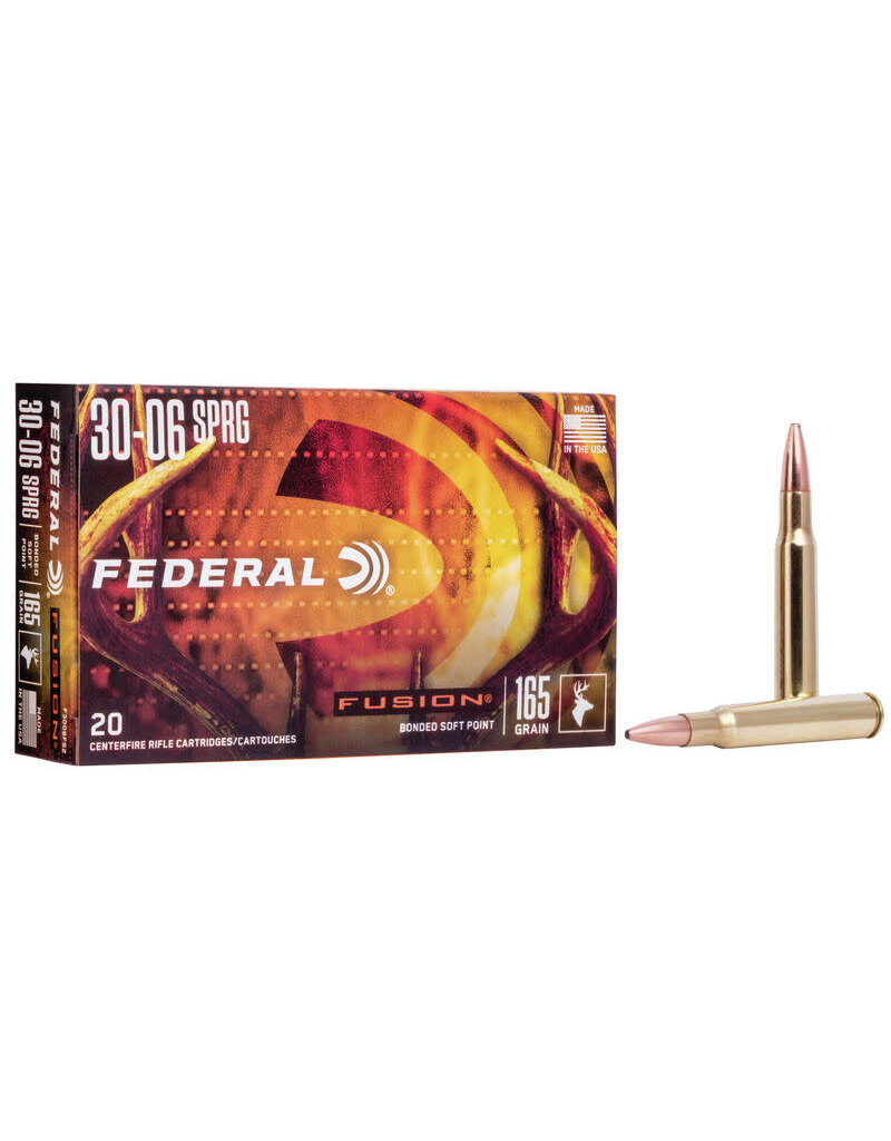 FEDERAL FEDERAL FUSION 30-06 SPRINGFIELD 165 GR 20 RDS
