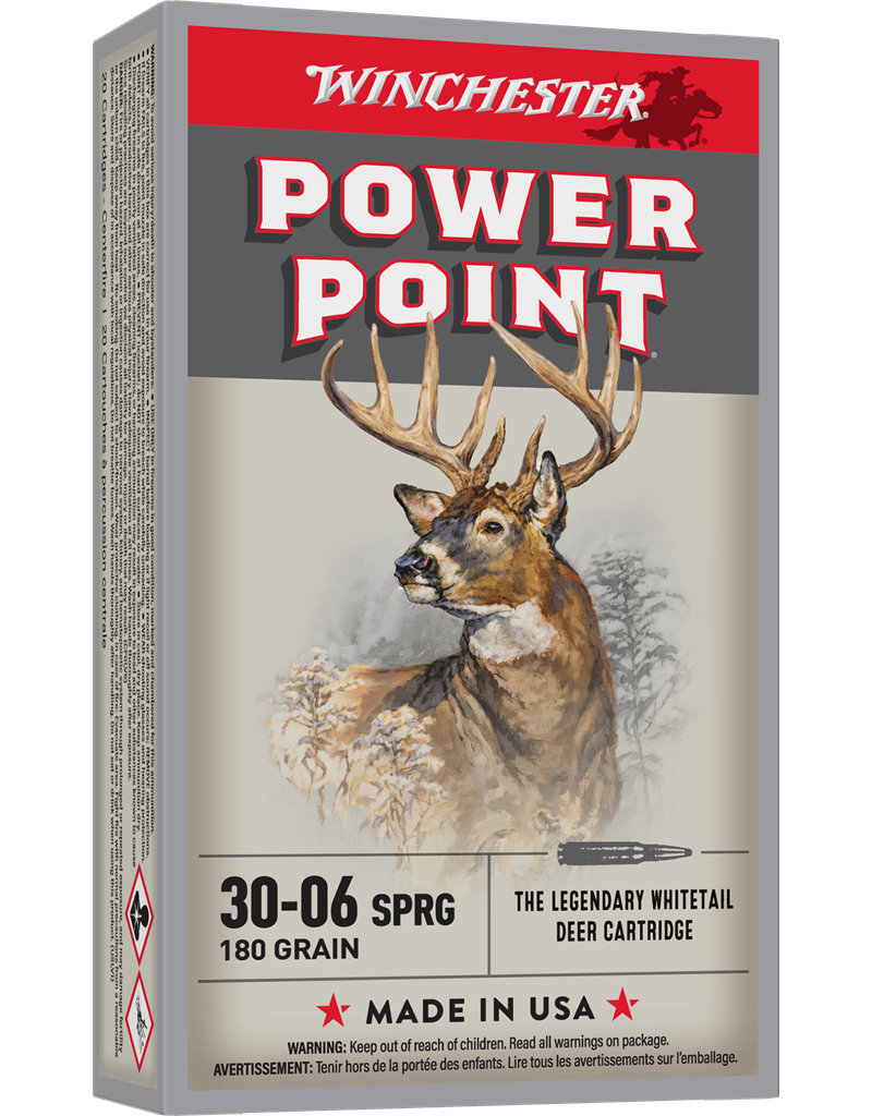 WINCHESTER WINCHESTER POWER POINT 30-06 SPRG 180 GR 20 RDS