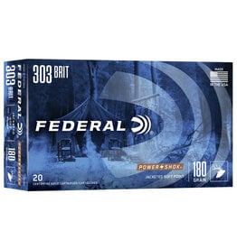 FEDERAL FEDERAL 303 BRITISH 180GR SOFT POINT POWER-SHOK 20 RDS