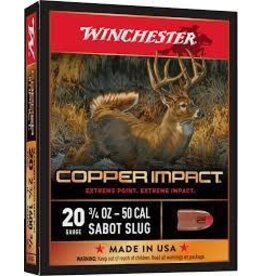 WINCHESTER WINCHESTER COPPER IMPACT 20 GA 3/4OZ SABOT SLUG