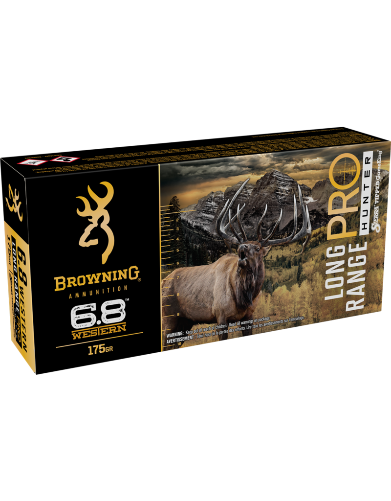 BROWNING BROWNING LONG RANGE PRO 6.8 WESTERN 175GR 20 RDS