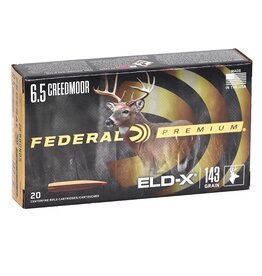 FEDERAL FEDERAL 6.5 CREEDMOOR 143GR ELD-X 20 RDS