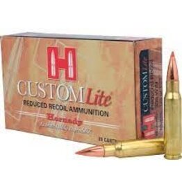 HORNADY HORNADY CUSTOM LITE REDUCED RECOIL 308 WIN 125GR SST 20RDS