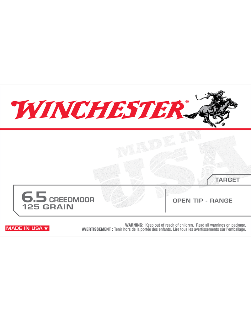 WINCHESTER WINCHESTER TARGET & PRACTICE 6.5 CREEDMOOR 125 GR FMJ 20 RDS