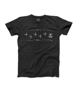 CATCHIN' DEERS CATCHIN' DEERS STRUT ZONE TEE ON HEATHER BLACK