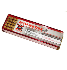 WINCHESTER WINCHESTER SUPER-X SUPER SPEED 22 LR 40GR ROUND NOSE COPPER 100 RDS