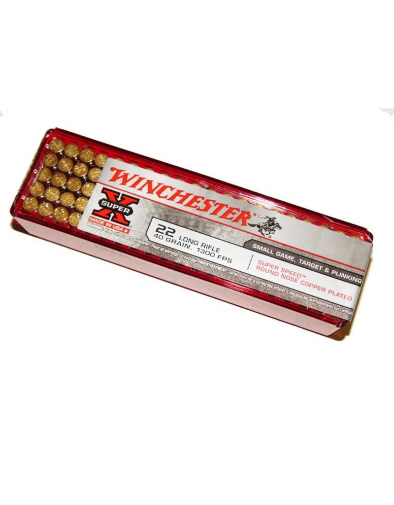 WINCHESTER WINCHESTER SUPER-X SUPERSPEED 22 LR 40GR COPPER 100 RDS